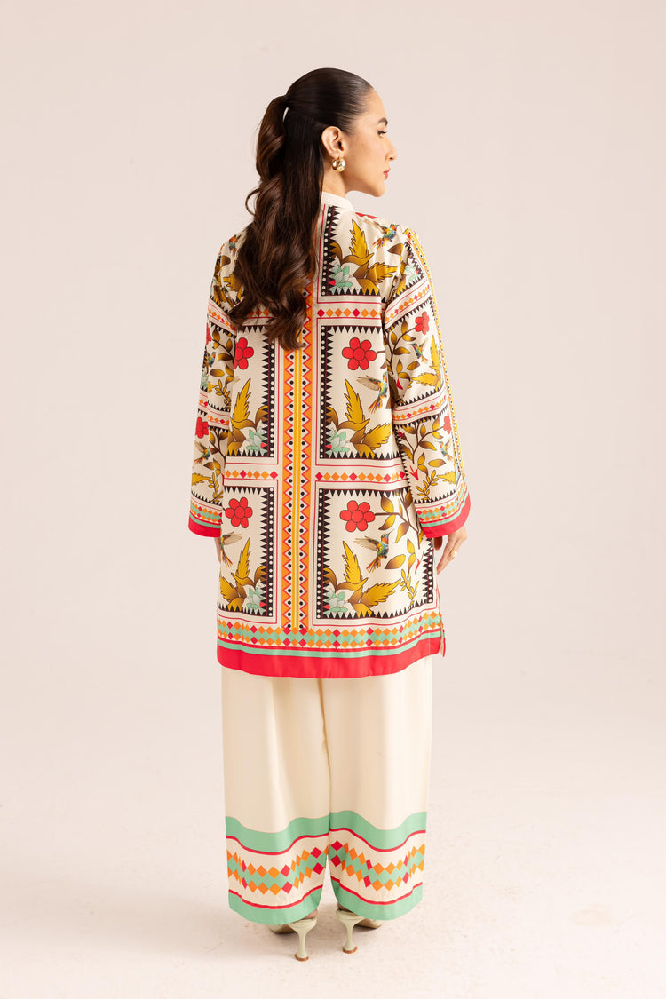 2-Piece Stitched Khaddar Suit - Elegance Queen